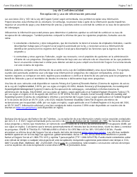 Formulario SSA-634-SP Solicitud De Cambio En La Tasa De Recuperacion De Sobrepago (Spanish), Page 7