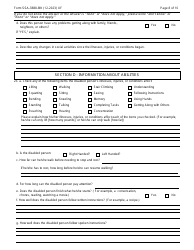 Form SSA-3380-BK Function Report - Adult - Third Party, Page 8
