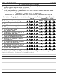 Form SSA-5665-BK Teacher Questionnaire, Page 8