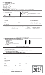 Document preview: Form AR-1 Private Self-insurer's Annual Report - California, 2023