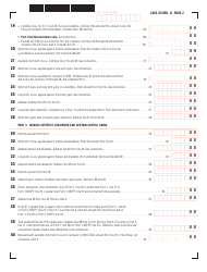 Schedule B Interest, Dividends and Certain Capital Gains and Losses - Massachusetts, Page 2