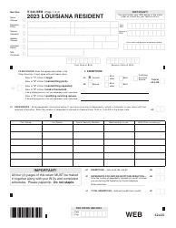 Form IT-540 Louisiana Resident Income Tax Return - Louisiana, Page 2