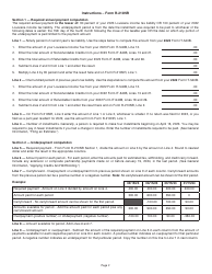 Instructions for Form R-210NR Underpayment of Individual Income Tax Penalty Computation - Nonresident and Part-Year Resident Filers - Louisiana, Page 2