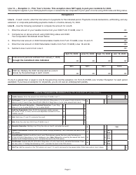 Instructions for Form R-210NR Underpayment of Individual Income Tax Penalty Computation - Nonresident and Part-Year Resident Filers - Louisiana, Page 4
