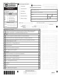 Document preview: Form IT-541 Fiduciary Income Tax Return - Louisiana, 2023