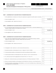 Document preview: Form RI-5009 Educational Assistance and Development - Rhode Island