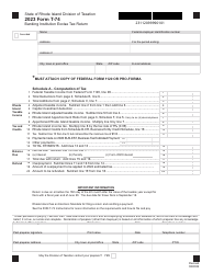 Form T-74 Banking Institution Excise Tax Return - Rhode Island