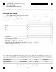 Form RI-1120C Business Corporation Tax Return - Rhode Island, Page 5