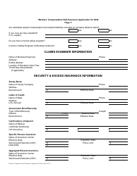 Workers&#039; Compensation Self-insurance Application - Montana, Page 3