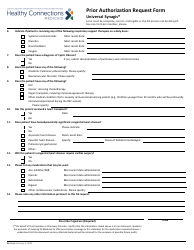 Prior Authorization Request Form - Universal Synagis - South Carolina, Page 2