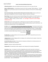 OSAI Form 1117 County Travel Claim - Oklahoma, Page 3