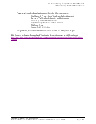 Application for Access to Confidential Vital Records Data for Health Related Research - New Hampshire, Page 2
