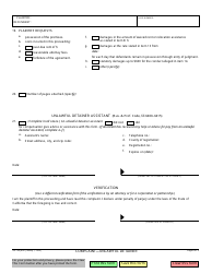 Form UD-100 Complaint - Unlawful Detainer - California, Page 4