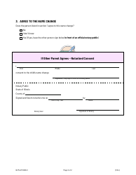 Form NCM-AP2006.3 Request for Name Change - Additional Parent (Minor Name Change) - Illinois, Page 2