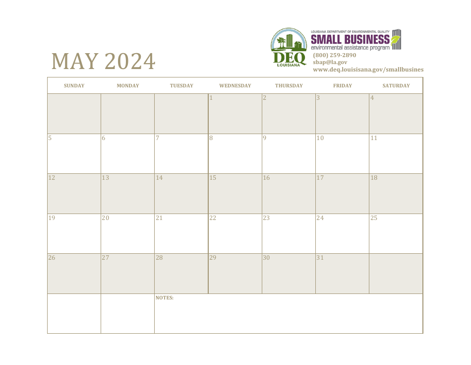 Louisiana Dry Cleaners - Compliance Calendar - Louisiana, Page 11