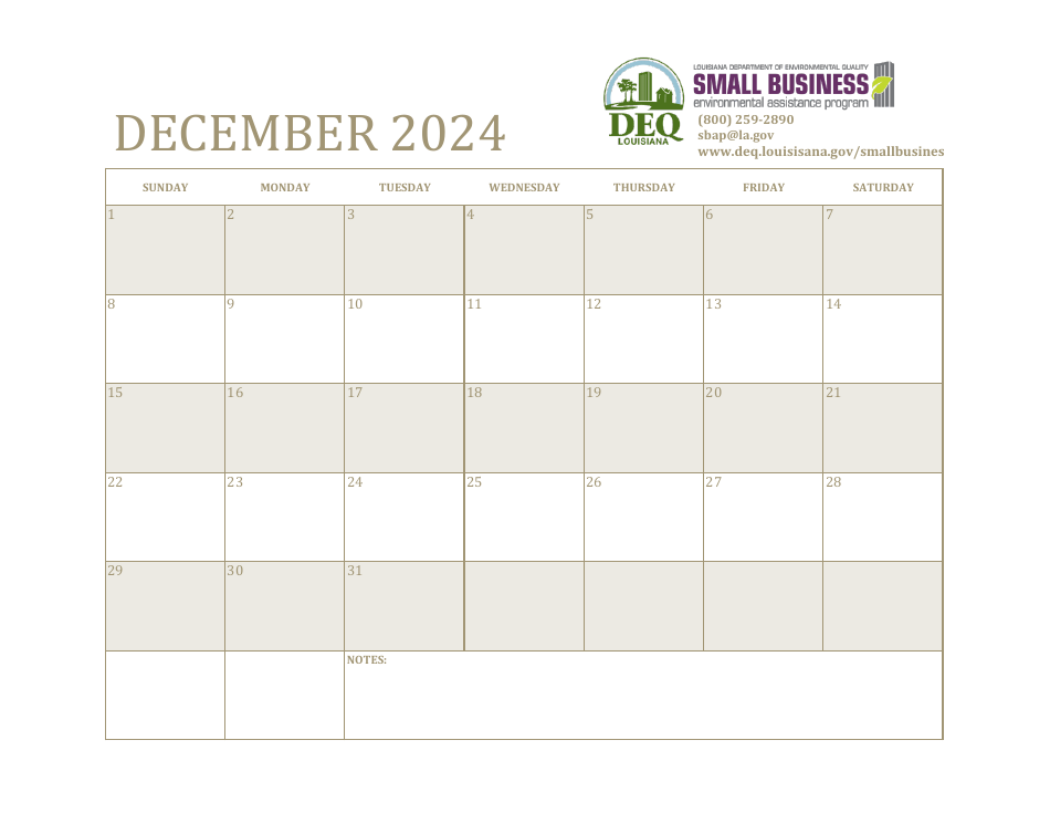 Louisiana Dry Cleaners - Compliance Calendar - Louisiana, Page 25