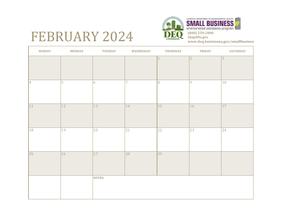 Louisiana Dry Cleaners - Compliance Calendar - Louisiana, Page 5