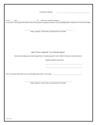Form SS399 Articles of Incorporation - Louisiana, Page 3