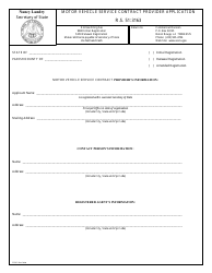 Form SS3163 Motor Vehicle Service Contract Provider Application - Louisiana, Page 2