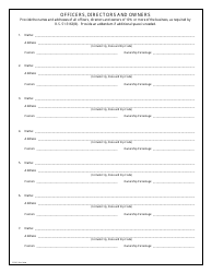 Form SS3163 Motor Vehicle Service Contract Provider Application - Louisiana, Page 3