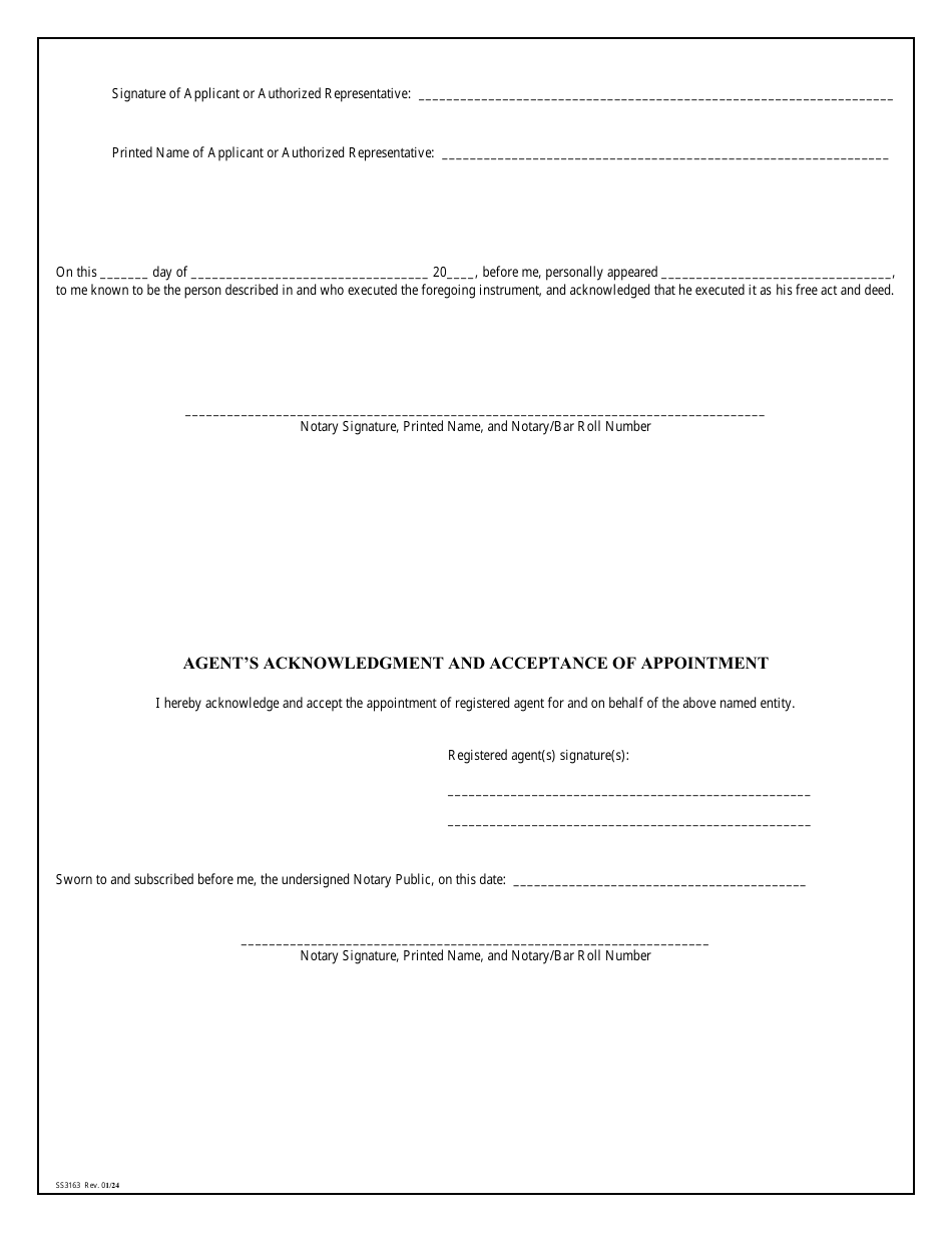 Form SS3163 Motor Vehicle Service Contract Provider Application - Louisiana, Page 4
