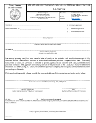 Form SS2713 Structured Settlement Purchase Company Registration - Louisiana, Page 2