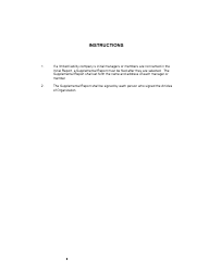 Form SS366 Limited Liability Company Supplemental Initial Report - Louisiana, Page 3