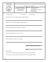 Form SS I-1 Collection Agency/Debt Collector Registration Form - Louisiana, Page 2