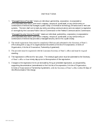 Form SS2113 Managed Service/Managed Security Service Providers - Louisiana, Page 5