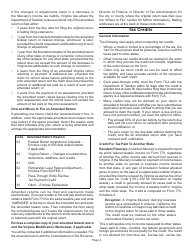 Instructions for Form 770 Virginia Fiduciary Income Tax Return - Virginia, Page 6