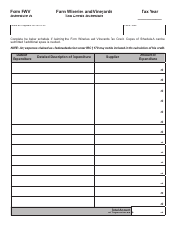 Form FWV Application for Farm Wineries and Vineyards Tax Credit - Virginia, Page 2