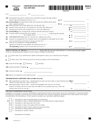Maryland Form 500 (COM/RAD-001) Corporation Income Tax Return - Maryland, Page 3