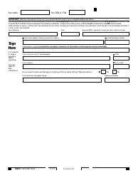 Form 540 California Resident Income Tax Return - California, Page 6