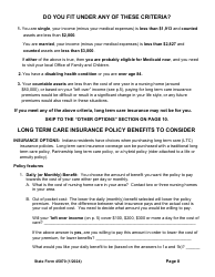 State Form 45870 Self-assessment Guide for Long Term Care Insurance - Indiana, Page 10
