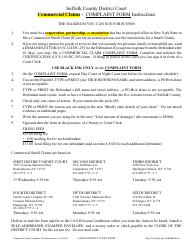 Form DC-283 Complaint Form - Suffolk County, New York, Page 4