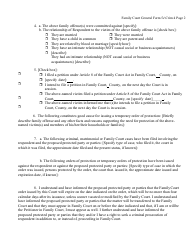 Criminal Form 4 (General Form 5C) Affirmation in Support of Issuance of Family Court Temporary Order of Protection (By Peace or Police Officer, Agency or Designated Person) - New York, Page 2