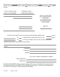 Notice of Motion for Permission to Proceed as Poor Person in Transferred Proceeding - New York, Page 2