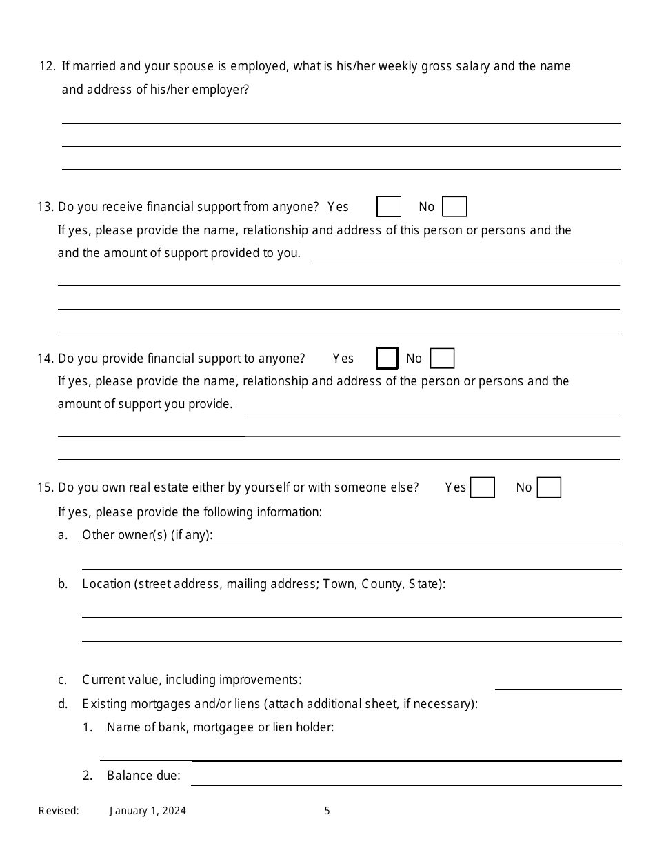 Notice of Motion by Appellant for Permission to Proceed as a Poor Person / Assignment of Counsel on Appeal of an Order of Family Court - New York, Page 5