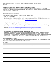 Idaho Small Scale Mining Authorization (Letter Permit) - Idaho, Page 2