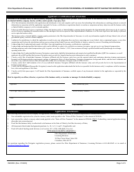 Form INS3006 Application for Renewal of Business Entity Navigator Certification - Ohio, Page 3