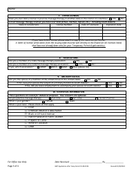 Application for License - After Temporary Permit(S) - South Dakota, Page 3