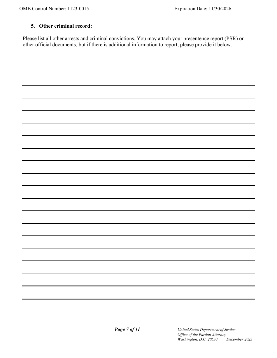 Petition for Commutation of Sentence, Page 7