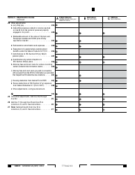 Form 540 Schedule CA California Adjustments - Residents - California, Page 4
