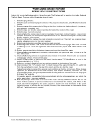 Form 25D-123 Work Zone Crash Report - Alaska, Page 2