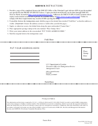 Form EOIR-33/IC Change of Address/Contact Information Form - Phoenix, Arizona, Page 2