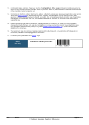 Form LA31 Part B Extension of a Rolling Term Lease Application - Queensland, Australia, Page 2