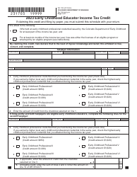 Form DR1703 Early Childhood Educator Income Tax Credit - Colorado, Page 2