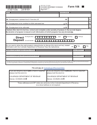 Form DR0106 Colorado Partnership and S Corporation and Composite Nonresident Income Tax Return - Colorado, Page 3