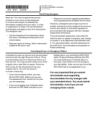 Form DR0104EZ Colorado Simplified Individual Income Tax Return - Colorado, Page 5