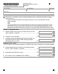 Form DR0104EZ Colorado Simplified Individual Income Tax Return - Colorado, Page 7